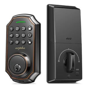 Arpha D180 Keyless Entry Door Lock Smart Keypad Front Door Deadbolt w/ Keypad Electronic Deadbolt Auto-Lock One Touch Lock