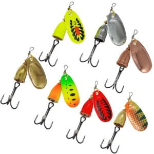 Fishing Lure Spinner Bait Copper Bell Artificial Metal Lures 8g Compound Baits Rotation Sequins 1 Piece SALE