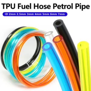 2/5/10Meters Fuel Gas Hose ID 2mm 2.5mm 3mm 4mm 5mm 6mm 7mm TPU Petrol Pipe for Motorcycle Car Oil Resistant Flexible Tubing