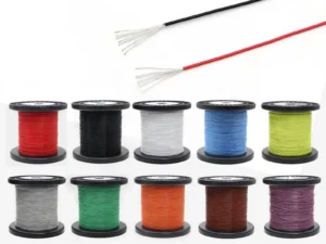 10/100/200/500m UL10064 PTFE Wire 40/36/34/32/30/28/26AWG Ultra Fine Micro Litz FEP Insulation Tinned Copper Cable for Soldering