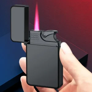 Windproof Waterproof Metal Lighter Electroplated Dragon Embossed Pattern Red Fire Direct Cigar Lighter Men Smoke Accesoires
