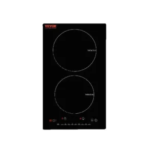 SucceBuy 2 Burners Electric Induction Cooktop Stove Hob Built-in Burner Cooker Sensor Touch Control Magnetic Cooker Hot Plate