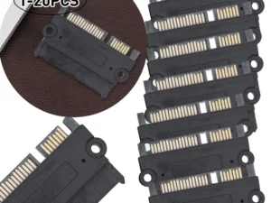 1-20PCS SATA Male To Female Power Data Converter 22Pin 7+15 Male To Female SATA To SATA Converter SATA To SATA Adapter