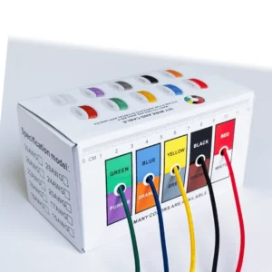16-30AWG 5 Colors DIY Wire Silicone Tinned Copper Electronic Wire, 5-20 meters per axis,Stranded Wire Cable