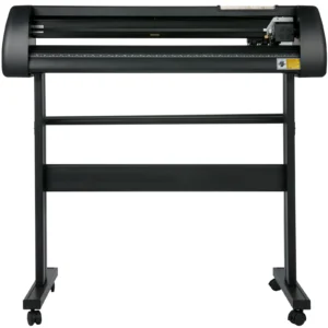 SucceBuy 28-34 Inch Vinyl Cutter Machine W/ Floor Stand Vinly Sign Cutting Plotter Starter Kits Software Adjustable Force Speed