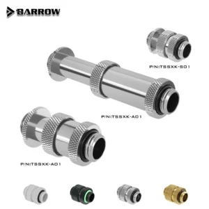 Barrow GPU Extender SLI TSSXK-B01 TSSXK-A01 TSSXK-S01 41-69/22-31/16-22MM G1/4 Male To Male Fitting Computer Cooling Fittings