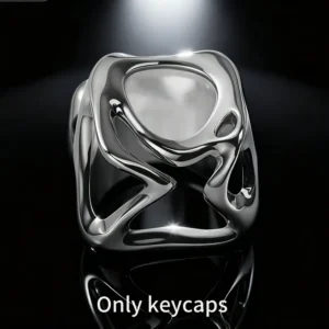 【One key】Venom Liquid Metal Electroplated Keycaps,Electroplating process cross-interfaceABSMaterial|
