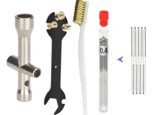 13Pcs 13 In 1 Wrench + Mini Cross Socket + Nozzle Brush + Cleaning Needles for Ender 3 E3D / MK8 3D Printer Parts Tools