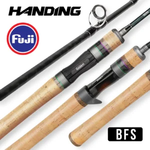 HANDING Magic L Micro BFS Fishing Rod Carbon Fishing Rod Lure Weight 1-8g FUJI® O+A Guide Rings UL/L Spinning Rod Casting Rod