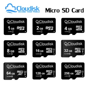Cloudisk Micro SD Memory Card U3 128GB 64GB 32GB 256GB V30 C10 16GB 8GB 4GB 2GB 1GB A1 Microsd Cards For Phone Tablet