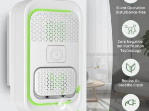 Plug-In Electric Air Purifier Negative Air Ionizer Mini Anion Purifier Negative Ion Generator Quiet Ionic Air Fresher Air Clean