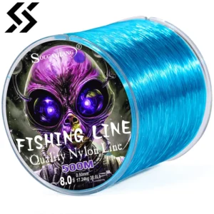 Sougayilang Nylon Fishing Line 100m 500m Super Stronger Japan Monofilament Line Max Drag 7-38LB Saltwater Freshwater Carp Line