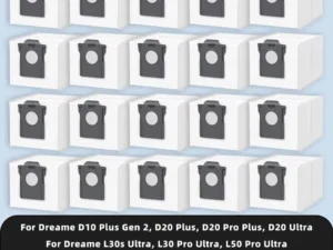 Dust Bag Fit For Dreame D10 Plus Gen 2, D20 Ultra, L10s Ultra Gen 2 / Gen 3, L10s Plus, L30s L40 L40s L50 L10s Pro Ultra Heat