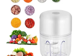 100ml/250ml Portable Electric Garlic Chopper, Wireless Mini Food Processor With Sharp Blade, Battery-Powered Veggie Chopper