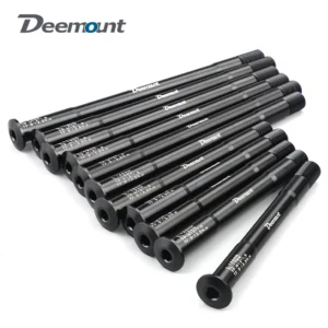 Lightweight Thru Axles M12*P1.5 L120-181mm for Bike Front Rear Fork Dropout Spacing 100/142/148mm CNC-machined Hub Through Shaft
