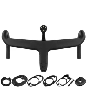Full carbon fiber bicycle road bike internal cable routing handlebar suitable for SL8 integrated drop handlebar