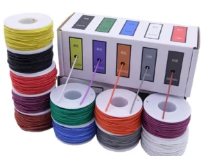 Super Soft Copper Wire Box (5 Colors Mix Kit) Heat Resistant Flexible Silicone 30/28/26/24/22/20AWG Electric Tinned Copper Cable