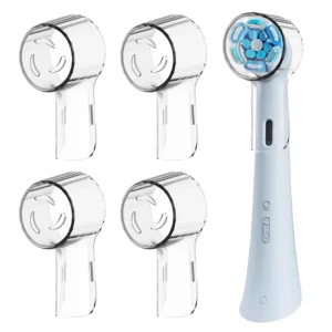 Toothbrush Dustproof Covers Caps Compatible with Braun Oral B Replacement Heads and iO Series Electric Toothbrush Head Protector
