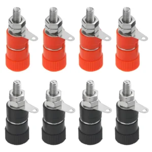 10/30 PCS Binding Posts Terminals 4mm Banana Plug Socket 4mm Terminal Connector for Amplifier Arduino