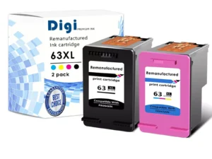 Greencycle 63XL F6U64AN Black Color Ink Cartridge For HP Officejet 3830 3831 3832 4650 All-in-One Printer