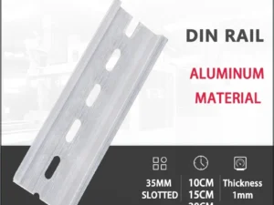 GEYA Guide Rail Aluminum Universal Type 35mm Slotted DIN Rail Long 10cm 20cm 15cm 30cm Thickness 1mm