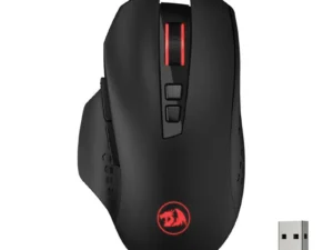 Redragon M656 Gainer Wireless Gaming Mouse, 4000 DPI 2.4Ghz Wireless Gamer Mouse w/ 5 DPI Levels, 7 Macro Buttons, Red LED Backl