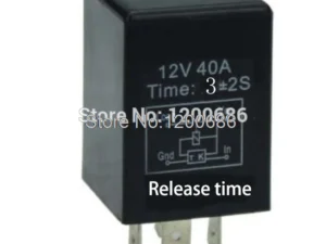 Normally Working ON YS020 FN 5S 10S delay turn off after switch turn off  30A Automotive 12V Time Delay Relay 5S 10S 1MIN 5MIN