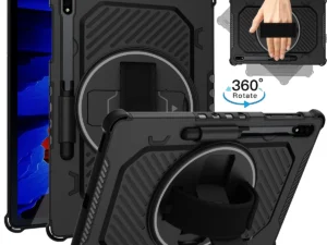 Funda Tablet Cover for Samsung Galaxy Tab S7 S8 S9 S10FE Rotation Stand Case for Galaxy Tab S7FE S7+ S8+ S9Plus S10+ 12.4" Case