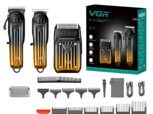 VGR 644 gradient hair cutting combination electric shaver rechargeable professional men's hair clipper carving electric pusher