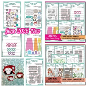 Jaded Blossom Gnome Dies: Crafty Add Ons Coffee Mug Metal Cutting Dies and Stamps for DIY Handmade Scrapbook Card July 2026 New