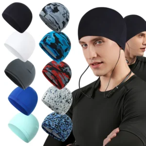 Summer Skull Cap UV Protection Ice Silk Helmet Liner Men Women Hat Workout Quick Dry Motorcycle Cycling Running Stretchy Beanie