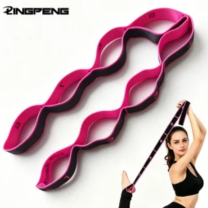 8/10 Sections Dance Resistance Band Yoga Stretching Pilates Fitness Digital Elasticity Elastic Stretch Training Tension Belt