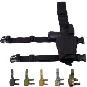 Universal Tactical Right Leg Cover Pistol Leather Cover Thigh Leather Cover Hunting Airgun Universal Pistol Leather Cover