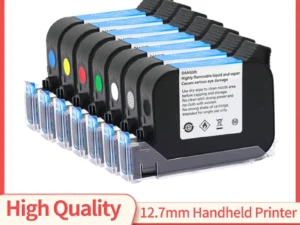 2588+ 2588 2588+M Handheld Printer Ink Cartridge Fast Dry Eco Solvent Print Height 12.7mm Inkjet Printer Colorful Ink Cartridge