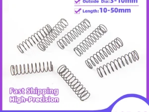 Creamily 10PCS/Lot Compression Spring Wire Diameter 0.4mm Micro Small Y-Shaped Compression Springs OD=3mm-10mm Length=10mm-50mm