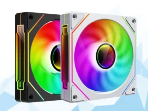 UPSIREN UF-1 PRISM 4 PRO Computer Chassis Fan 12cm ARGB 4 Pin PWM Quiet Cooling Fan 12V Large Air Volume 45.2CFM/600-1500RPM