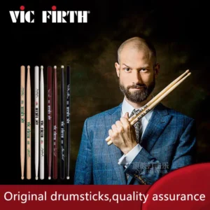 Professional Vic Firth Drumsticks 5A 5B 7A 2B Hickory Drum Sticks For Jazz Rock Durable Musical Instrument