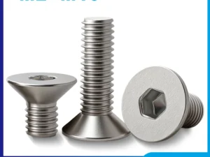 M2 M2.5 M3 M4 M5 M6 M8 M10 304 Stainless Steel Hex Socket Screw Countersunk Flat Bolts DIN7991 Motorcycle Metal Fasterner Screws
