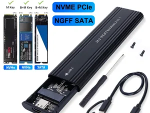 M2 SSD Case NVME SATA Dual Protocol M.2 to USB Type C SSD Enclosure Adapter NVME SATA SSD Disk Box Supports M Keys and B&M Keys
