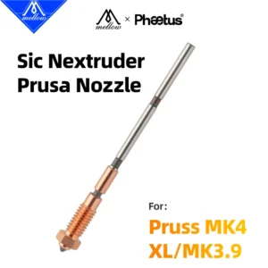 Mellow Phaetus Sic Nextruder Prusa MK4 Nozzle Silicon Carbide Nozzle Durable Upgraded For Prusa MK4/XL/MK3.9