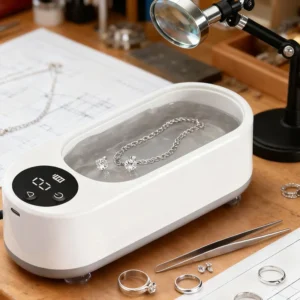 1pc High-Frequency Ultrasonic Glasses Cleaner Machine - Wireless Control, Multi-Purpose Cleaning for Eyewear and Accessories 917
