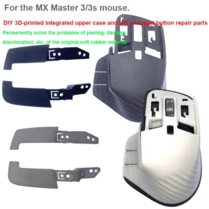 DIY Repair Parts for MX Master 3 3s Wireless Mouse Universal 3D Printed Upper Shell Left and Right Buttons Easy Replacement Kit