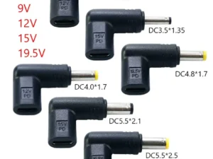 CLTGXXD USB Type C PD to DC Power Connector 5V 9V 12V 15V 19.5V USB C To DC Jack Plug Charging Adapter Converter for Tablet
