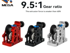 HGX LITE Extruder Dual Gear Extruder Hard Steel Reduction Gear High Speed Motor 3D Printer Parts for CR10 CR 10S Ender3 V2 VORON