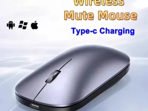 Wireless Mouse Bluetooth Silent 2.4G Dual-mode Type-C Charging Ergonomic Morandi Portable Laptop Office Gaming Mouse