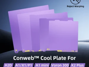 Trianglelab®&Pheetus® Conwebr™ Cool Plate 186x199 235x250 256x256 305x318 355x346 369x382 for A1mini A1X1P1 K1C H2D Voron 300 K2