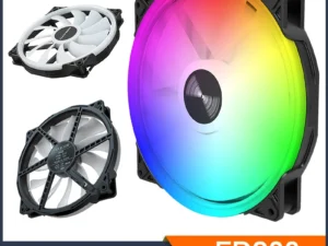 TEUCER FD200 200mm ARGB Computer Case Fan 5V 3PIN LED Cooling Fans Desktop PC Case Accessories