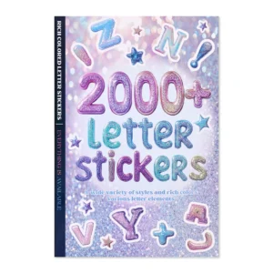 2000+ Pcs Alphabet Sticker for Journaling,Fun & Colorful Craft Letter Stickers for Junk Journal, Scrapbooking Supplies, Ideal DI