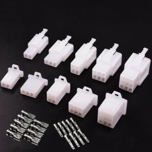 10Sets 2.8mm Automotive Electrical Connector Kit 2/3/4/6/9 Pin Waterproof Male Female Terminals for Car Motorcycle Wiring