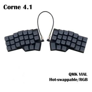 Corne V4.1 Split Ergonomics Hot-swappable MX Mechanical Keyboard Wired South RGB VIAL fully rogrammable